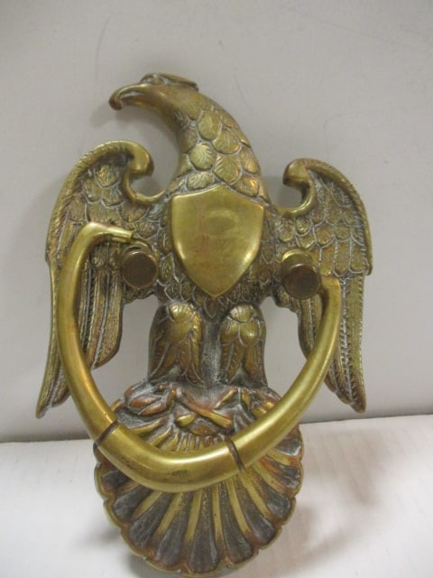 Heavy Brass Eagle Door Knocker (1 of 8)