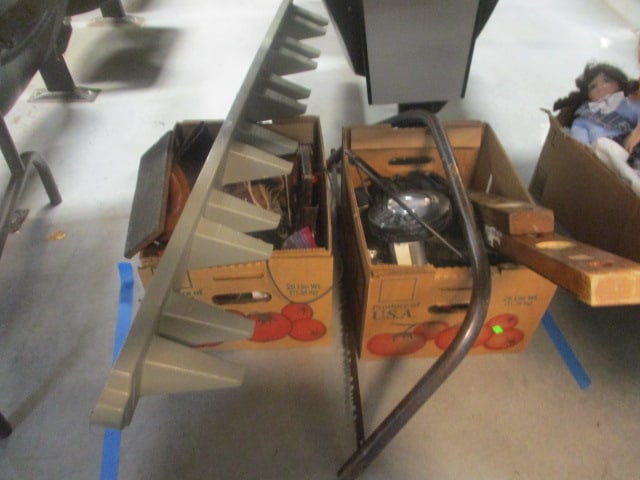 Tools Grouping-Levels, Limb Saw, Shelf Brackets, Mag Turbo,: Sandpaper, Stapler (2 Boxes)