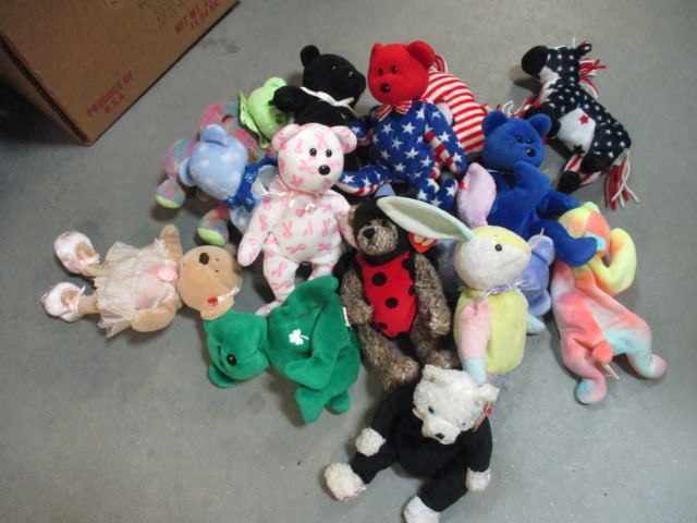 Grouping of TY Bear and Special Event Animal Beanie Babies (1 of 4)