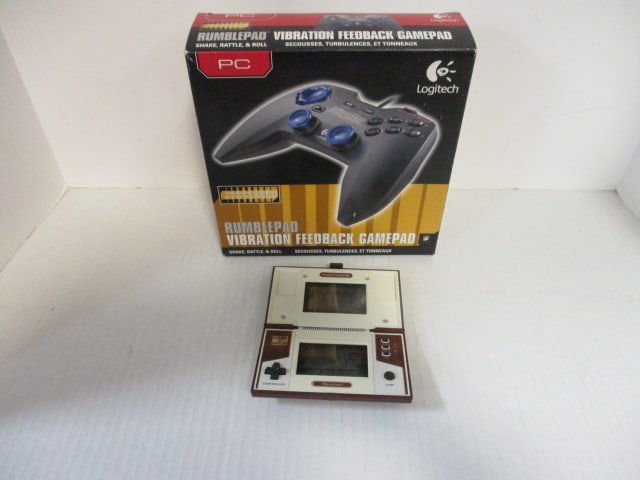 Donkey Kong II Multi Screen Nintendo Game & Logitech Rumble Pad: .