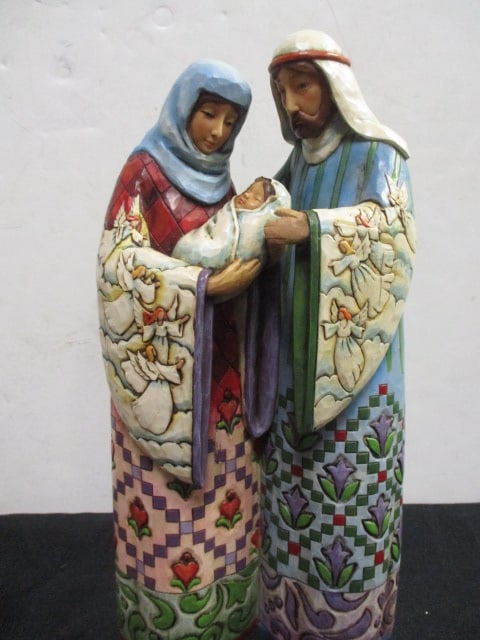 Heartwood Creek by Jim Shore "Blessed Family" Sculpture #4005277: 11 1/4"