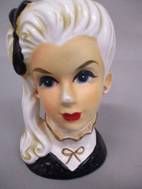 5.5" Lady Head Vase (1 of 7)