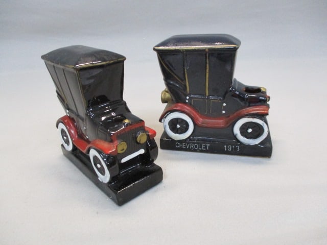 Redware Desk Set Pen & Pencil Holders Made in Japan: 1 Has Damage