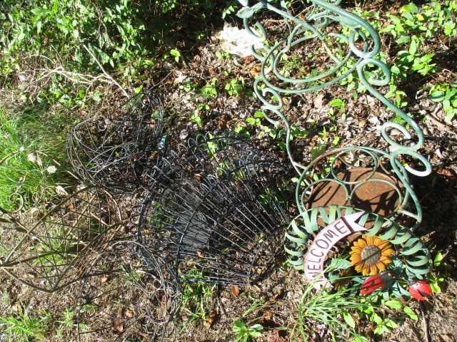 Large Grouping of Hanging Baskets and Plant Stands (1 of 8)