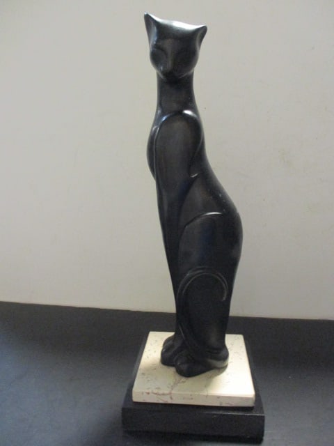 Midcentury Art Deco Design Cat Statuette (1 of 8)
