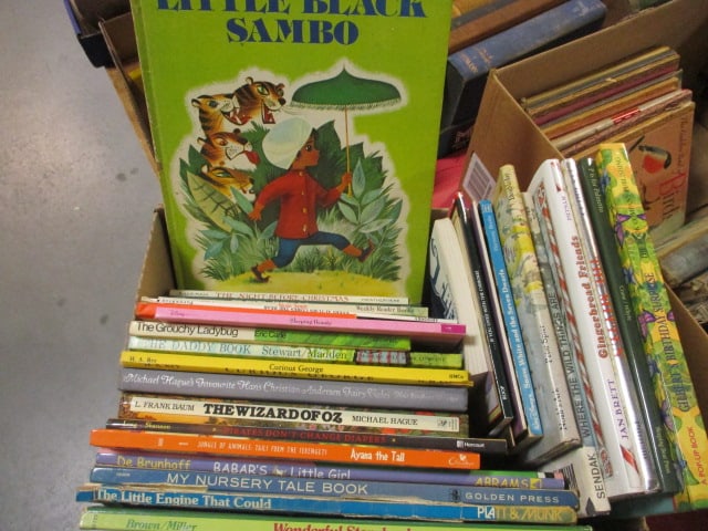Grouping of Children's Books-Several Little Golden Books: 1976 "Little Black Sambo", See pictures and preview for titles and condition, Local Pickup Only