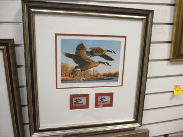 1990 First State of Colorado Duck Stamp & Governor's  Wetlands Relief Stamp (1 of 6)