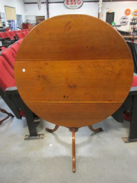 Antique Cherry Flip Top Table (1 of 8)