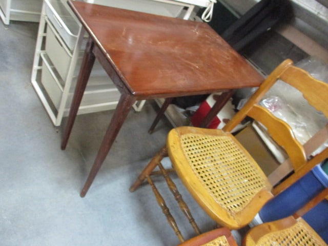 Rustic Wood Side Table (1 of 3)