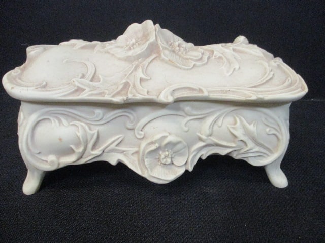 Vintage Incolay Stone Jewelry Box (1 of 7)