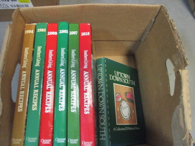 6 Southern Living Annual Recipe Cookbooks and 1990 Uptown Down South (1 of 9)