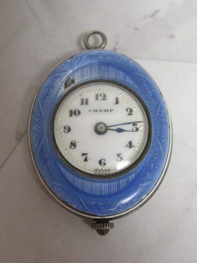 Antique Champ Swiss Watch Pendant: .