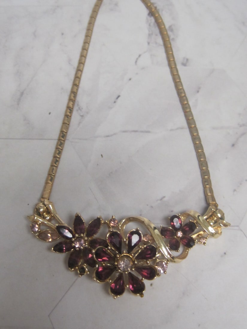 Vintage Signed Fashion Necklace: .