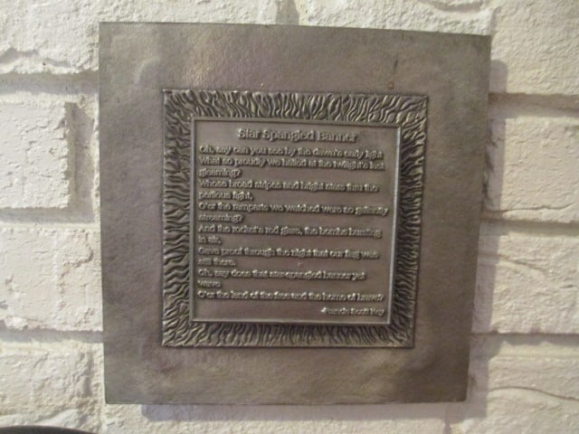 Don Drumm Studio & Gallery Limited Edition Pewter "Star Spangled Banner" Plaque: 7 3/4" square, Limited No. SVW4249BP