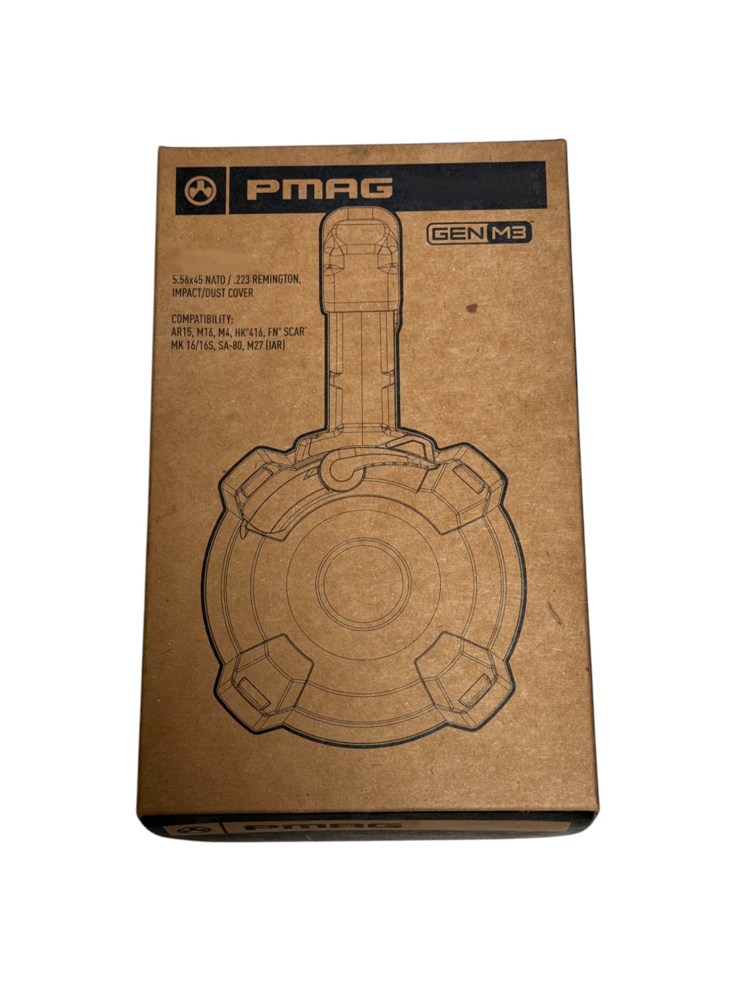 NIB Magpul Gen 3 Pmag Drum 50-Round Magazine: New in box, see photos