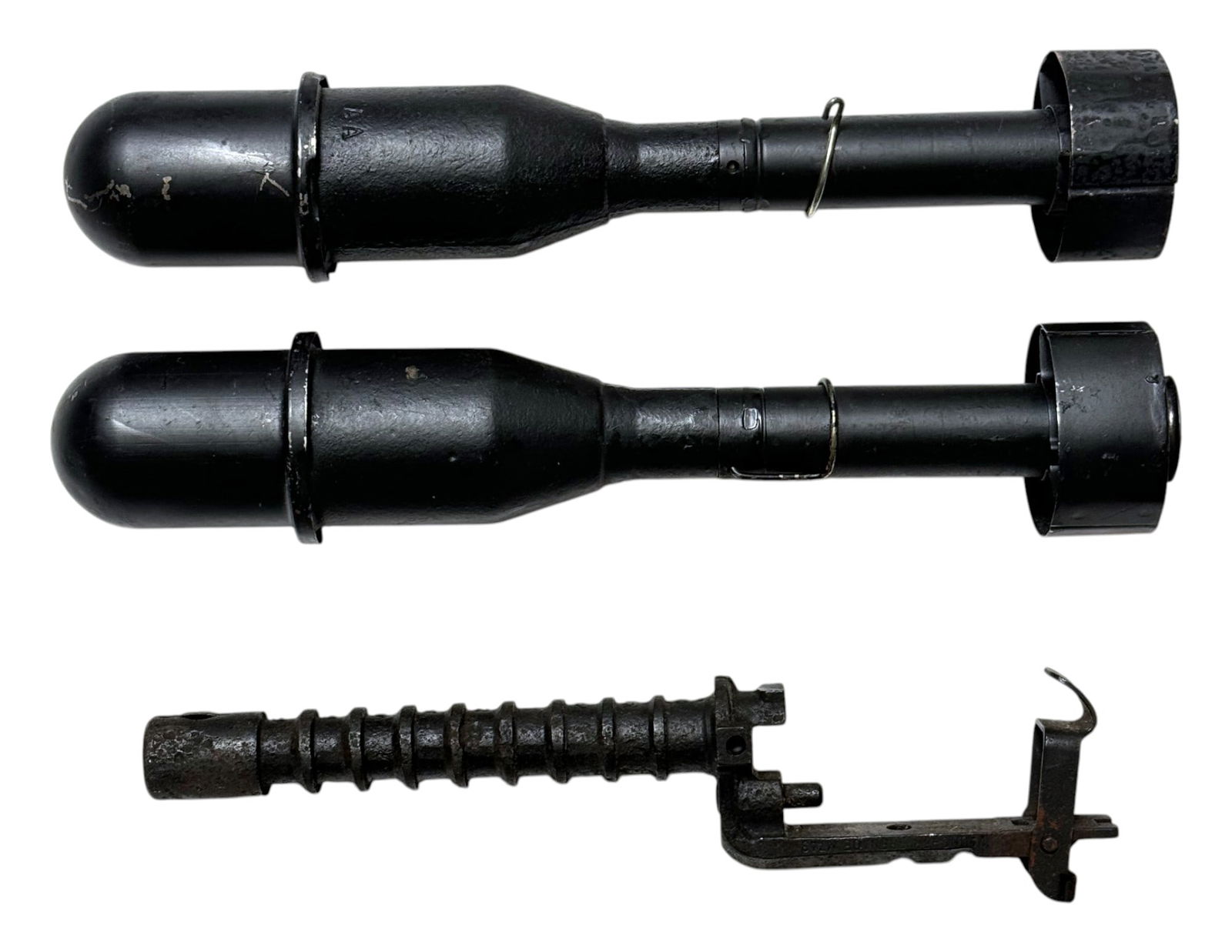 Desirable M7A3 Grenade Barrel Attachment & (2) Inert M11 Practice Grenades (1 of 12)