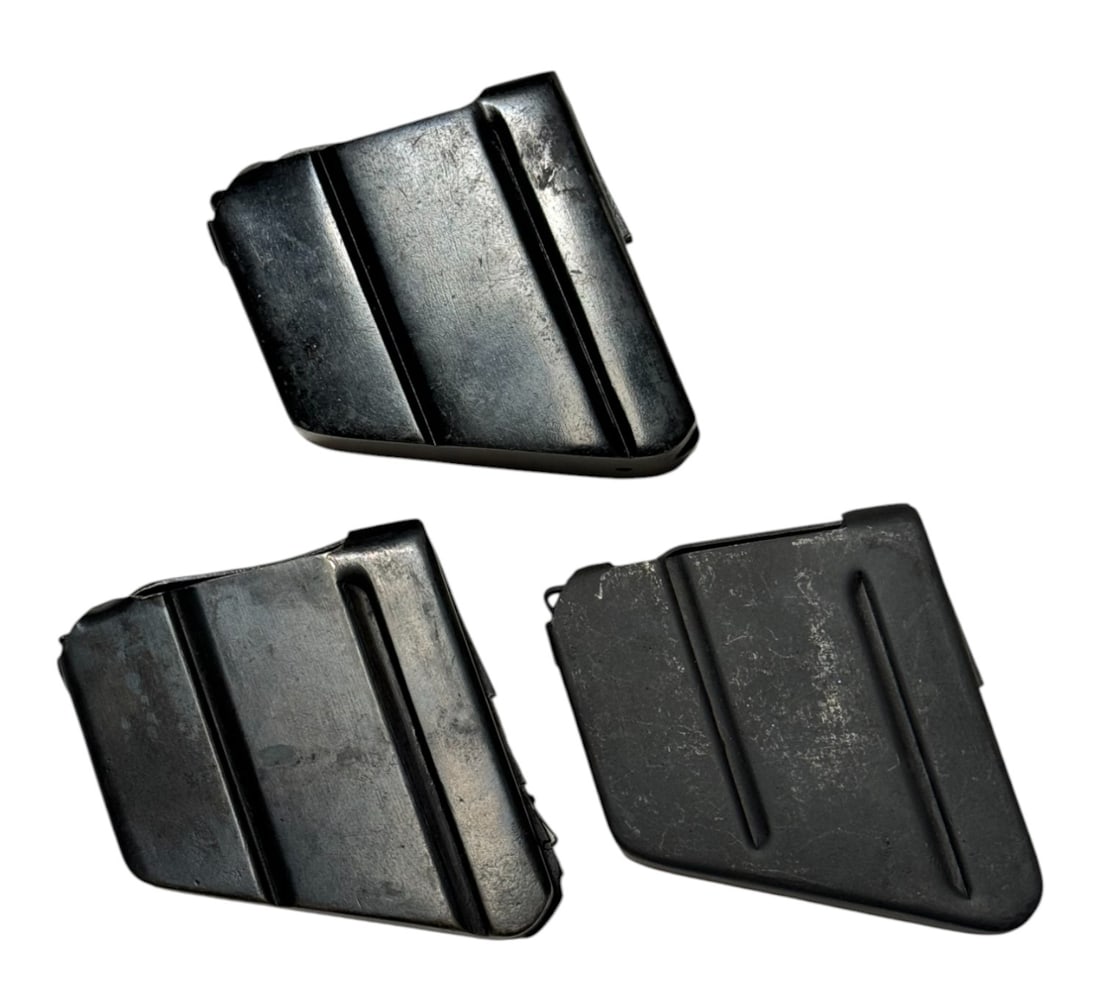 (3) Enfield .303 BRITISH Magazines: See photos.