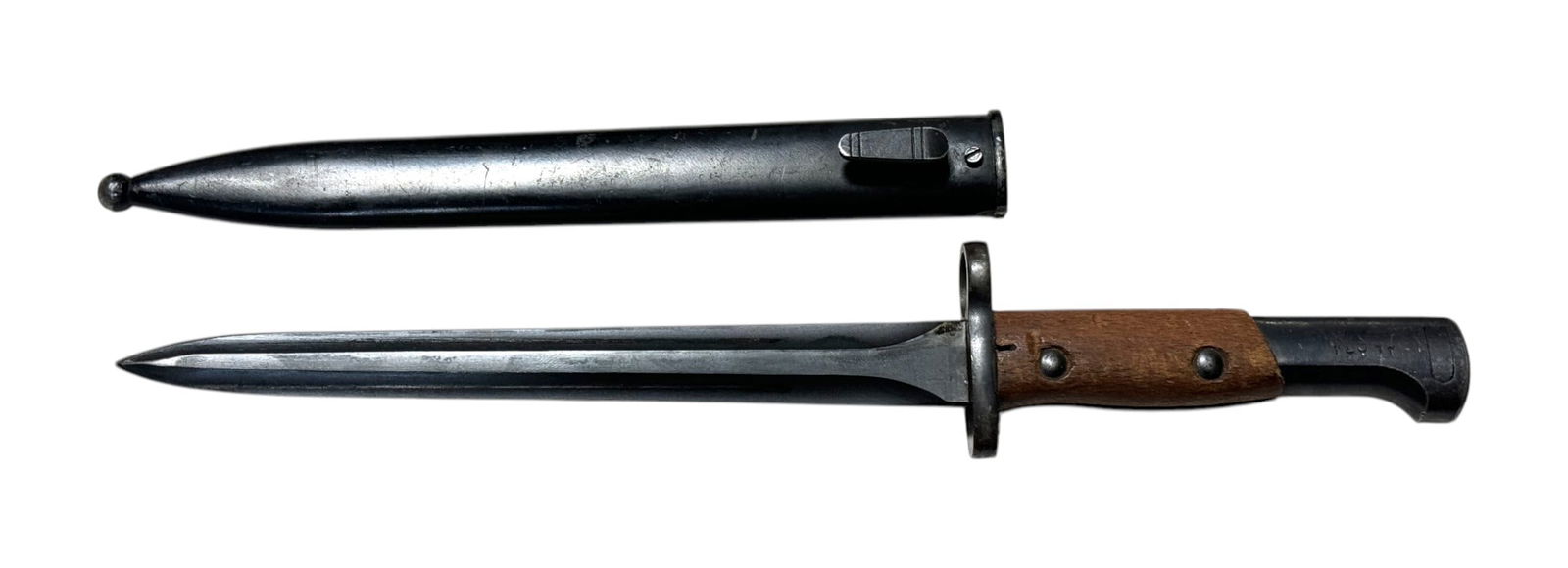 Rare FN Model 1949 Egyptian Contract Bayonet with Scabbard (1 of 9)