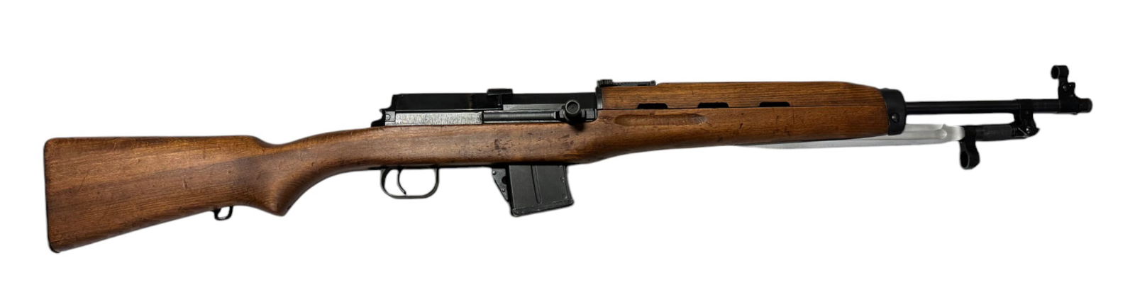 Rare Excellent Egyptian UAR Rasheed 7.62x39 Semi-Automatic Rifle w/ Bayonet: S#: 7260 | 20.5" Threaded Barrel with Cap | Comes with (1) Magazine | Nice folding bayonet | This is a rare Egyptian Rasheed rifle with only 8,000 ever being produced. The Rasheed is a semi-automatic