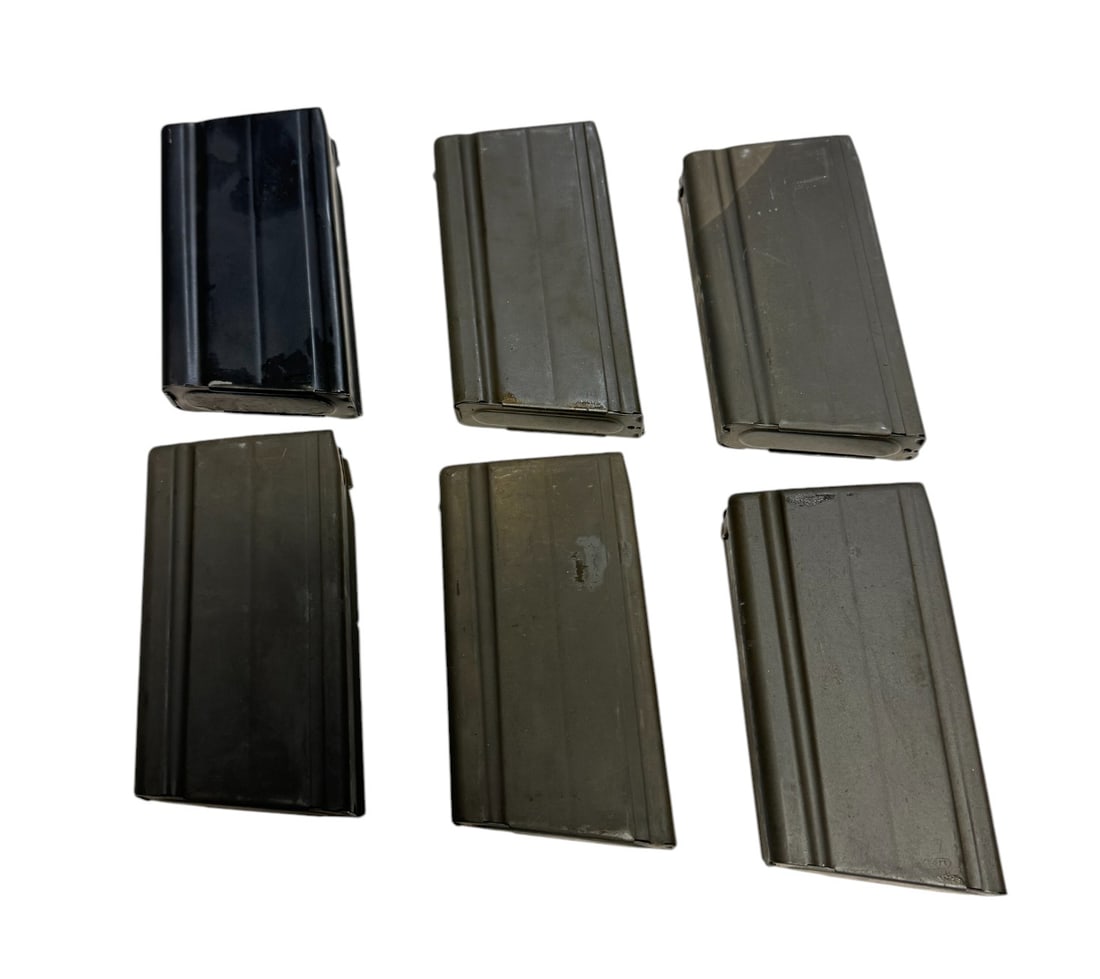 (6) FAL 7.62x51mm (.308) 20-Round Steel Magazines (1 of 12)