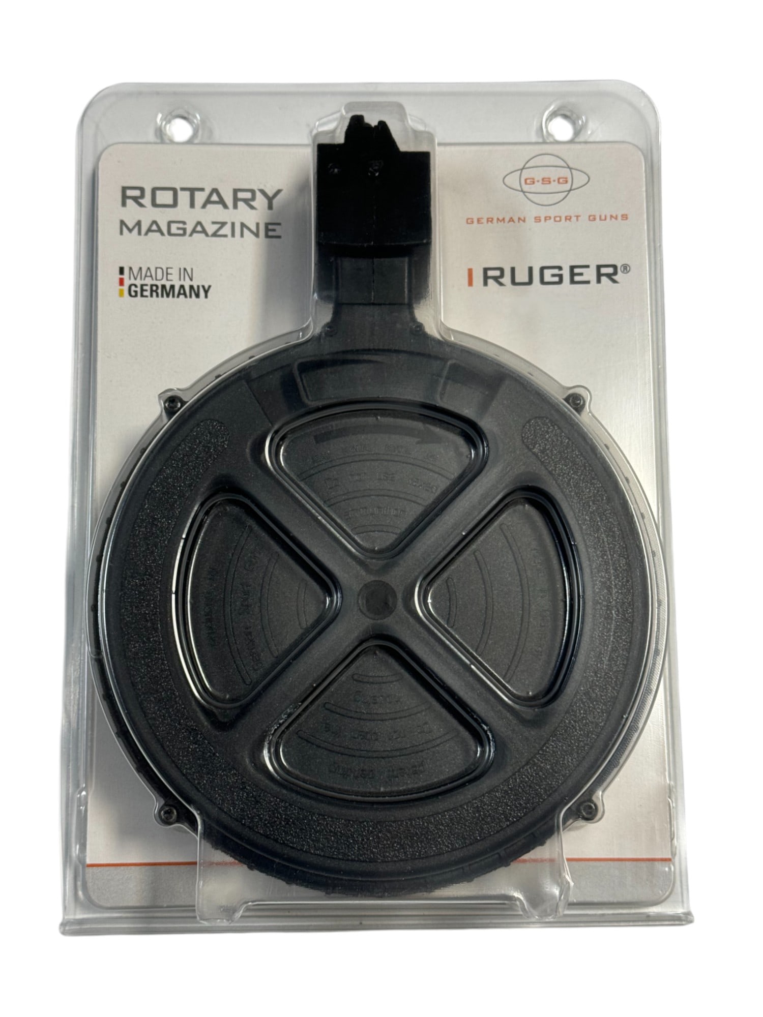 NIB GSG Ruger 10/22 Drum Magazine: “50-Round Capacity”