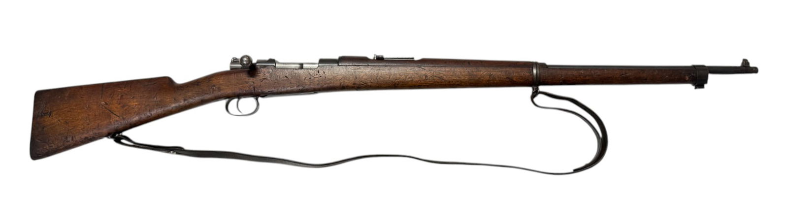 Excellent Antique Chileno Loewe M1895 Mauser 7.62x51mm Bolt Action Rifle: S#: C9228 | 29" Barrel | Nice crest on top of receiver and 1895 cartouche on stock | Manufactured by Ludwig Loewe for the Chilean armed forces and originally chambered in 7x57mm Mauser but later Conve