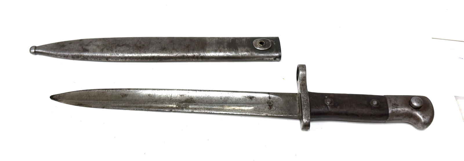 WWII Turkish M1935 Knife Bayonet & Scabbard (1 of 14)