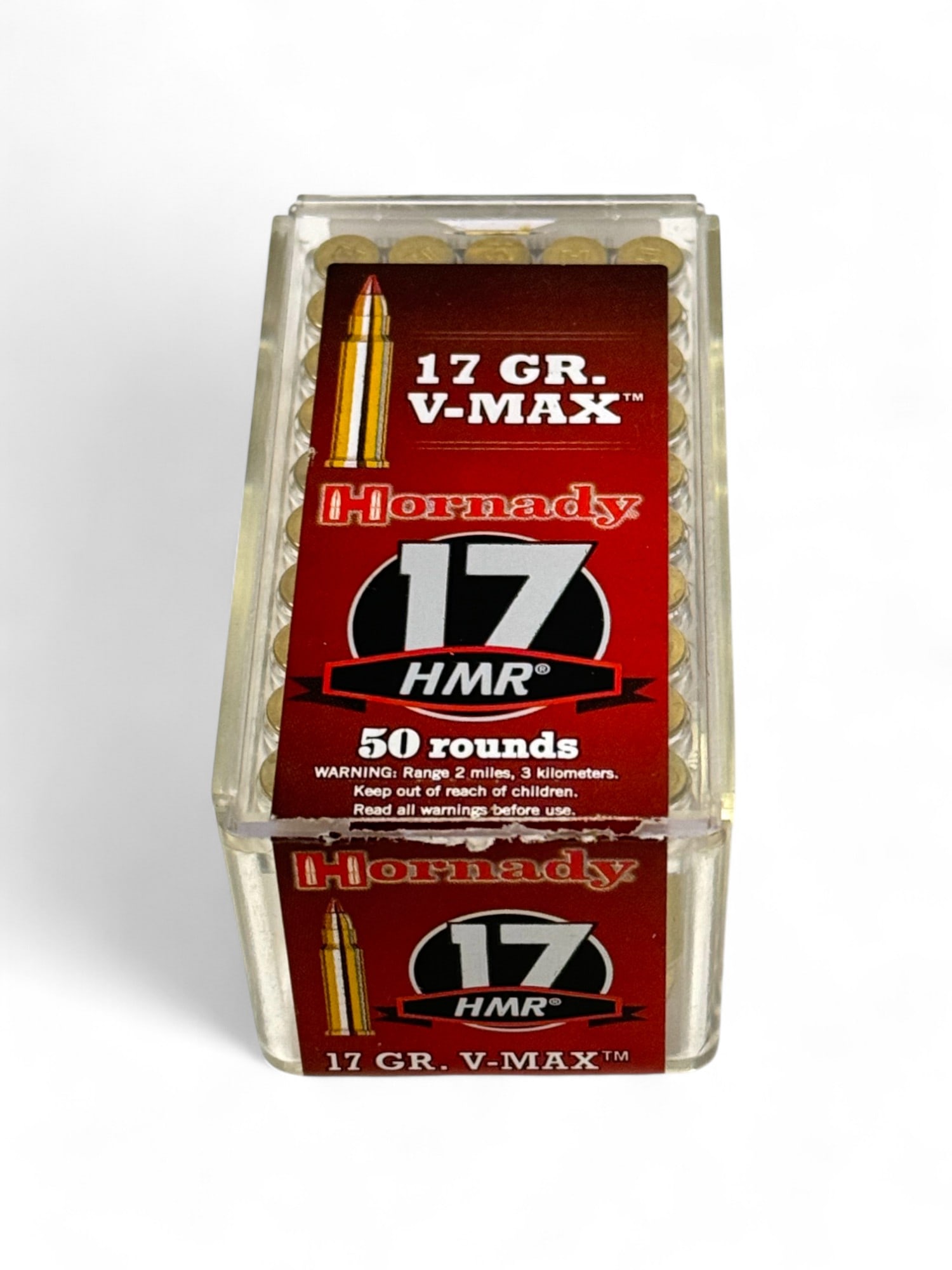 NIB 50rds. of .17 HMR 17gr. V-Max Hornady Ammunition: See photos.