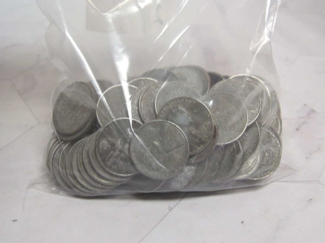(123) 1943 Steel Pennies: .