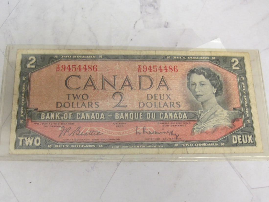 1954 Canada $2 Note (1 of 4)
