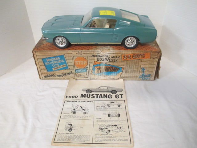 Vintage American Machine & Foundry Co. "Ford Mustang GT" Battery Operated (1 of 10)