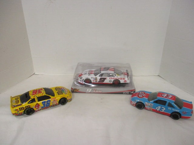 Three NASCAR 1:24 Scale Diecast Race Cars (1 of 11)