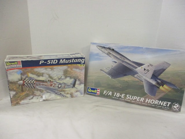 Two 1:48 Scale Model Fighter Jet Sets (1 of 7)