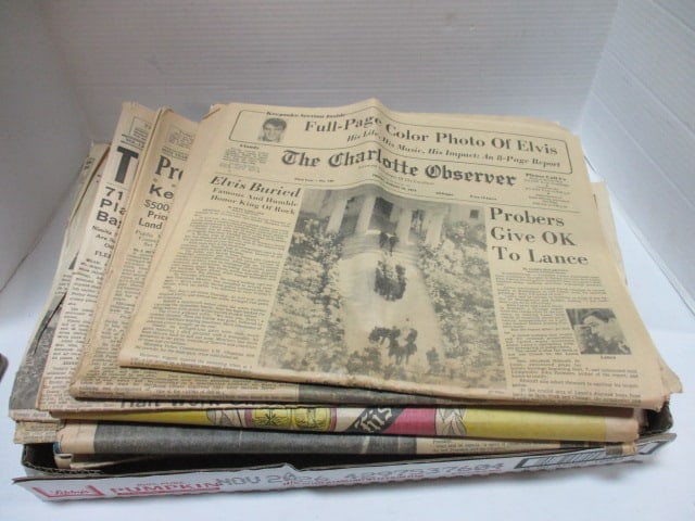 Vintage Newspaper Headlines Grouping (1 of 12)