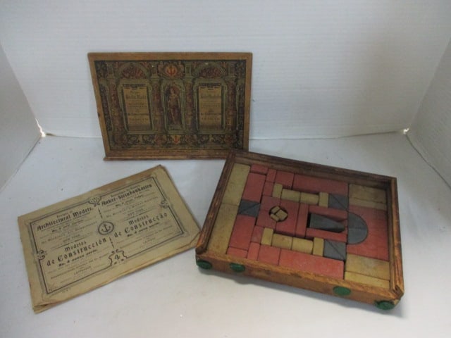Richter's Antique Early 1900's Anchor Blocks Set in Box (1 of 8)