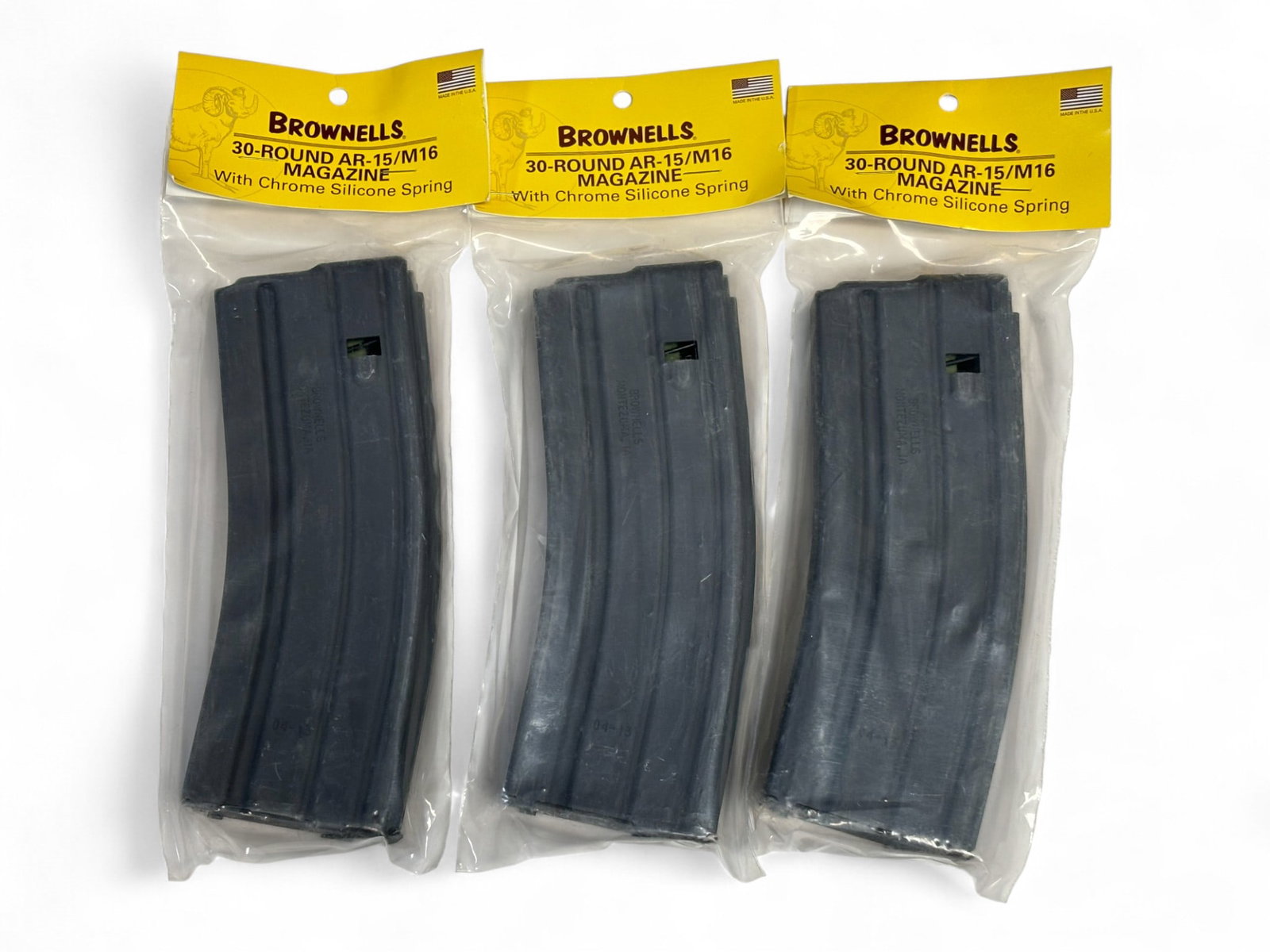 (3) New Brownells Aluminum AR-15 30rd Magazines (1 of 2)