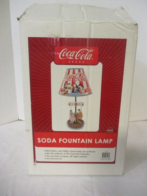 The Coca-Cola Company Brand "Soda Fountain Lamp" in Original Box (1 of 5)