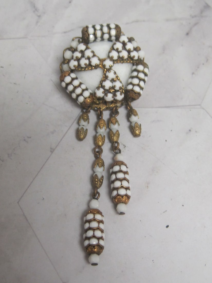 Stanley Hagler Signed Costume Jewelry Brooch (1 of 4)