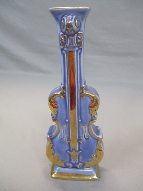 1940's Porcelain Violin/Cello wall pocket 8.5: .