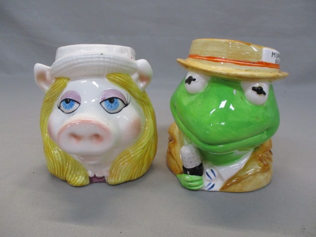 Vintage Miss Piggy and Kermit The Frog Ceramic Mugs (1 of 6)