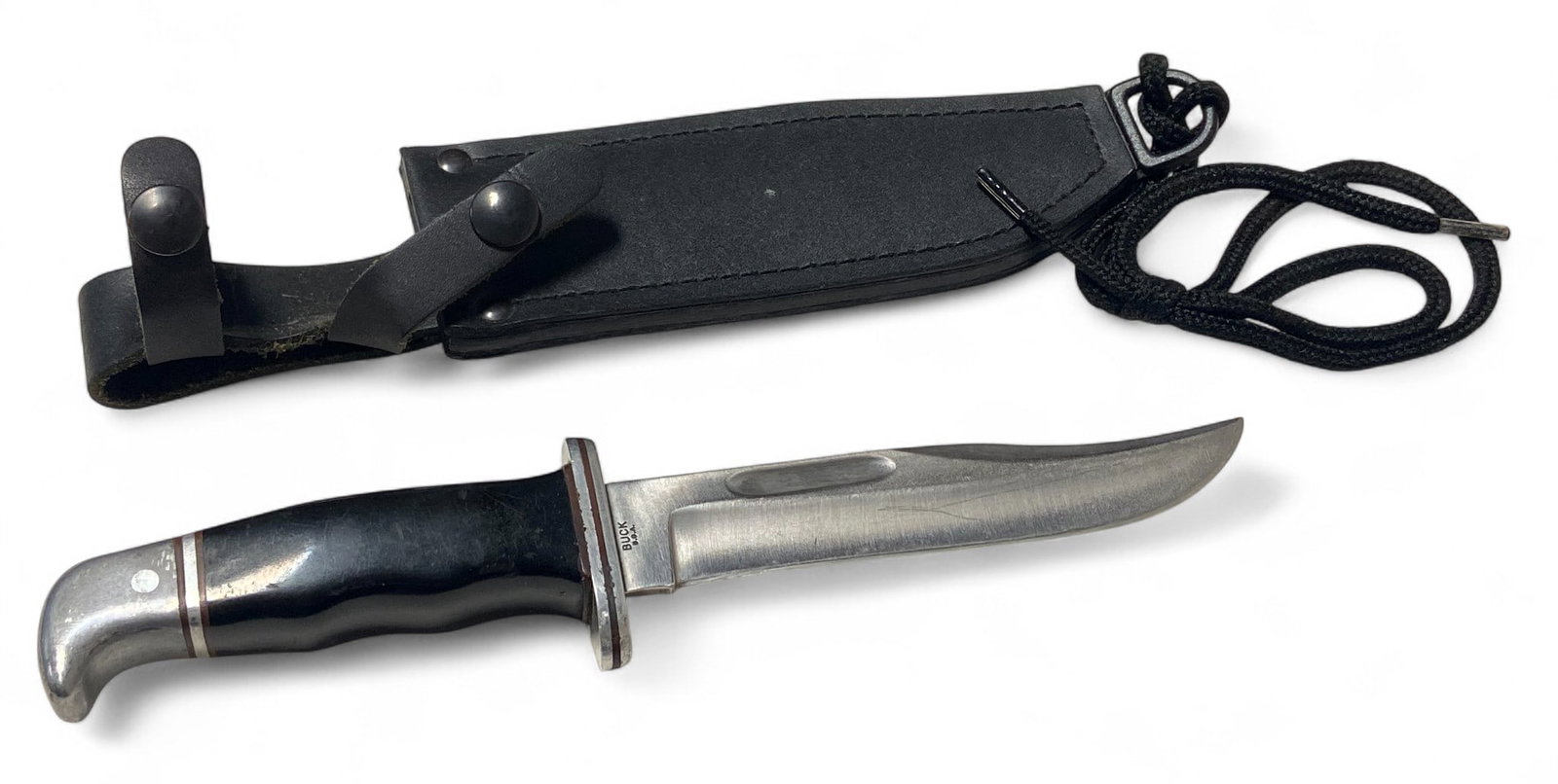 Buck Fixed Blade Knife with Sheathe (1 of 5)