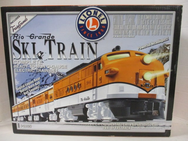 Lionel "Rio Grande Ski Train" O Gauge Train Set in Original Box - #6-30125 (1 of 18)