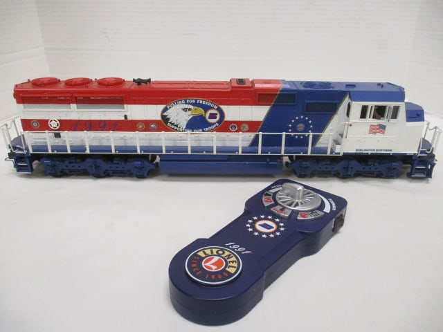 Lionel Burlington Northern "1991 - Freedom" #SD60M Locomotive with Remote: .