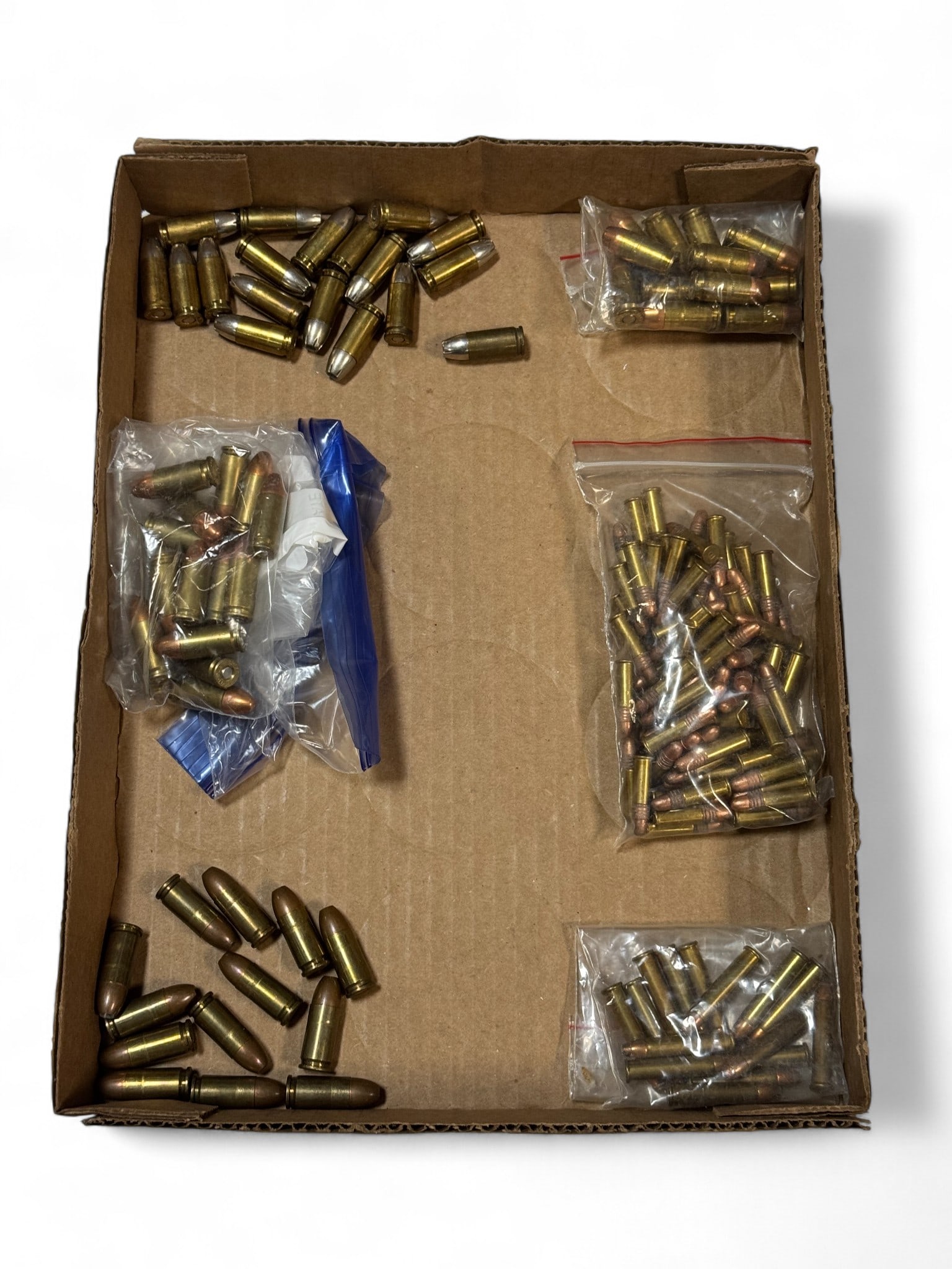 Approx. 175rds. of Various Factory Ammunition: See photos for what’s all here. Approx. 100rds. of Browning .22 LR, (18) Winchester Silvertip JHP 115gr., (12) Cor-Bon 9mm JHP, (13) FC 9mm JHP, (16) 9mm FMJ Speer/Winchester, (15) .22 WMR Win. 
