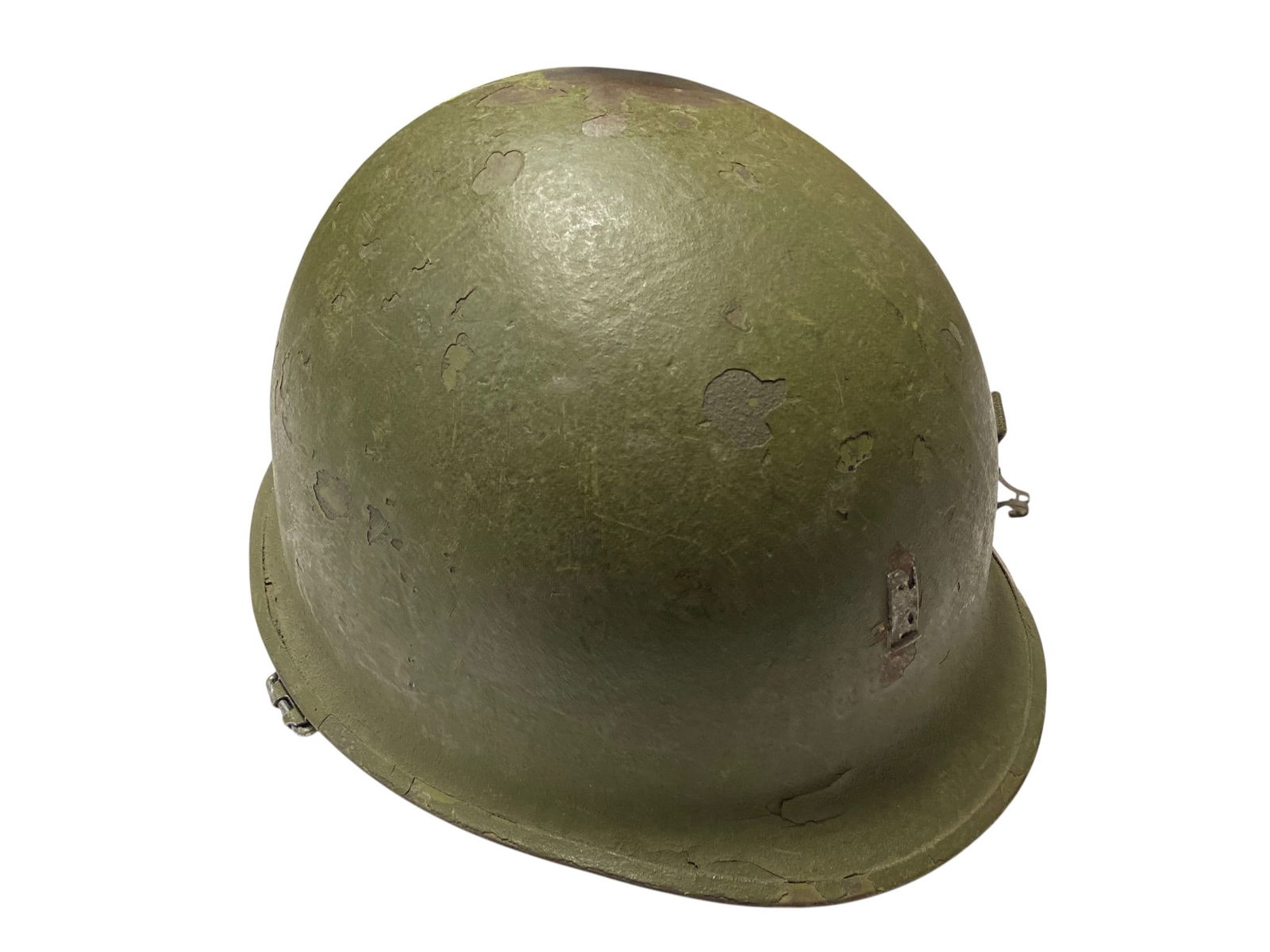 Named US McCord M1 Helmet with Lieutenant Bar, Liner and Chinstrap (1 of 9)