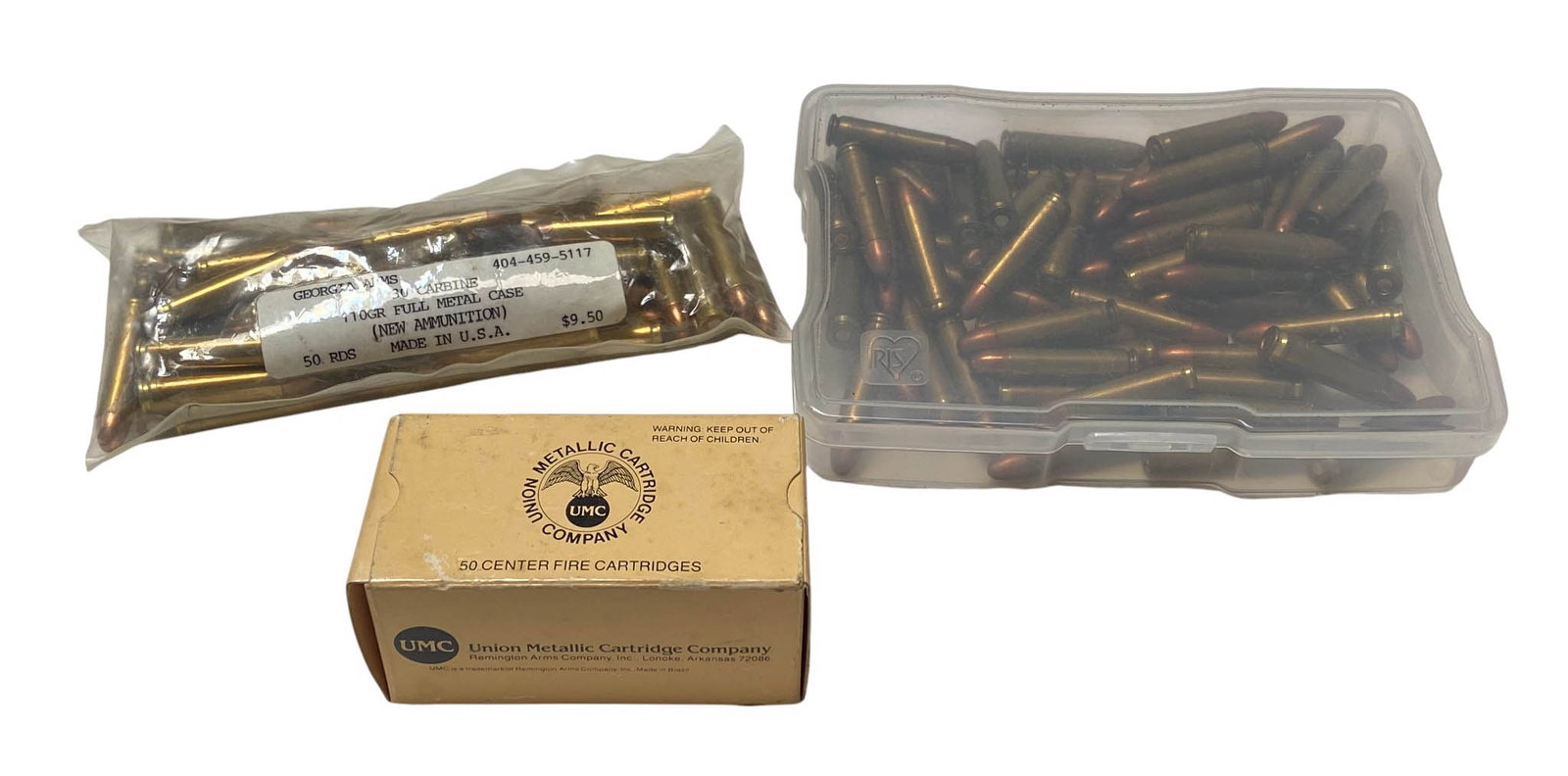 4.5 Lbs. of .30 CARBINE Ammunition: See photos