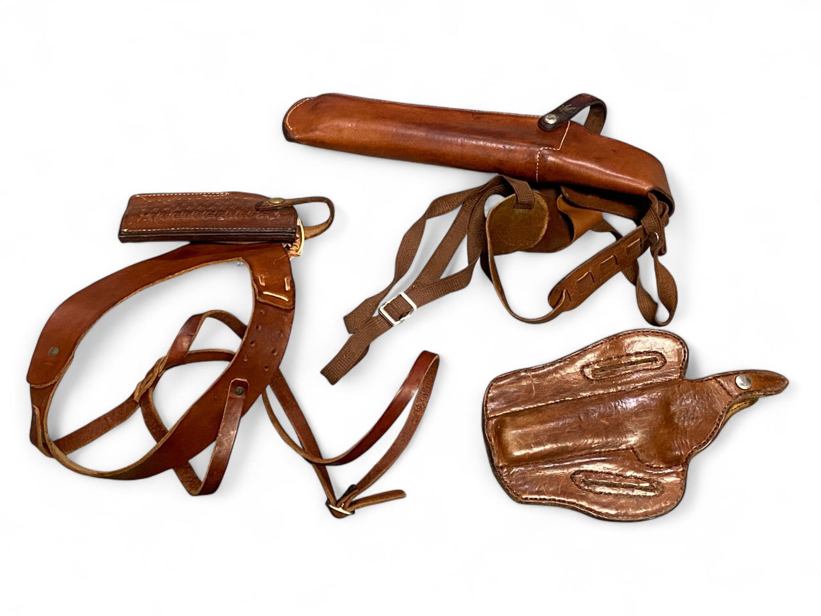 Lot of (3) Quality Leather Holsters (1 of 10)