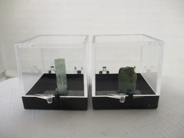 Two Specimens - Aquamarine and Tourmaline (1 of 4)