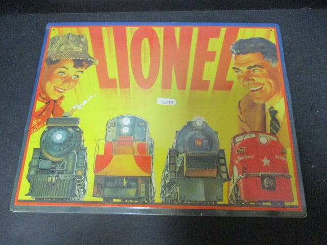 Lionel Tin Sign by Hallmark (Great American Railways): 14 x 11