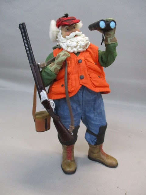 Santa Claus "The Duck Hunter" By Kurt Adler: 10"